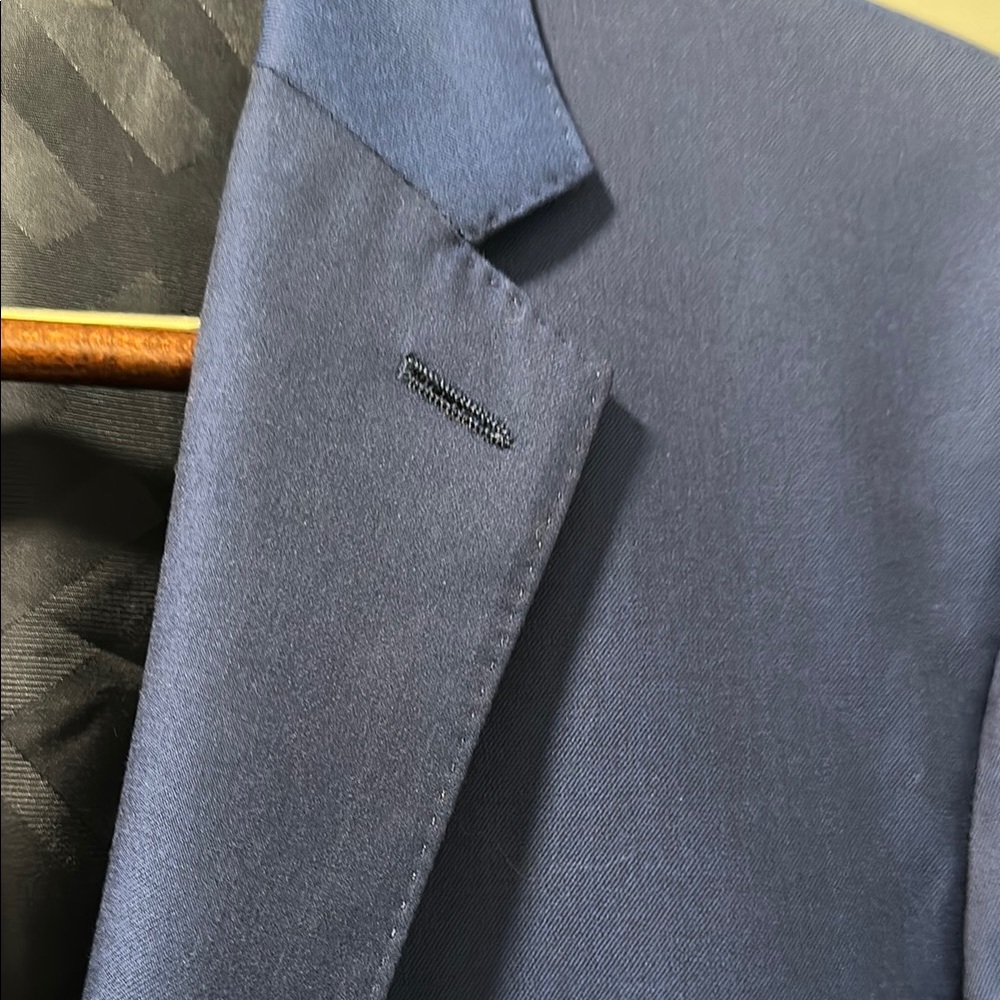 Burberry Blue Sport Coat - Picture 8 of 15